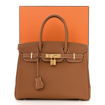 Hermes Togo Birkin 30 Gold 14 of 14