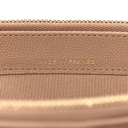 Chanel Caviar Quilted Small Clutch With Chain Beige 7 of 10