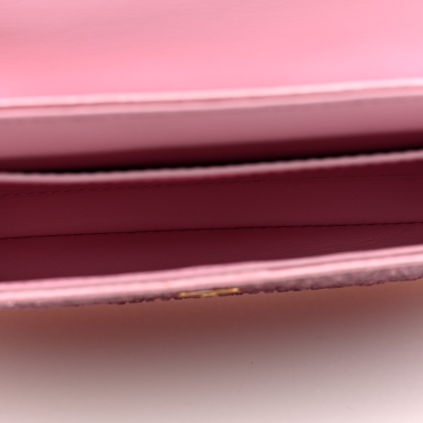 Crystal La Medusa Envelope Clutch Pink