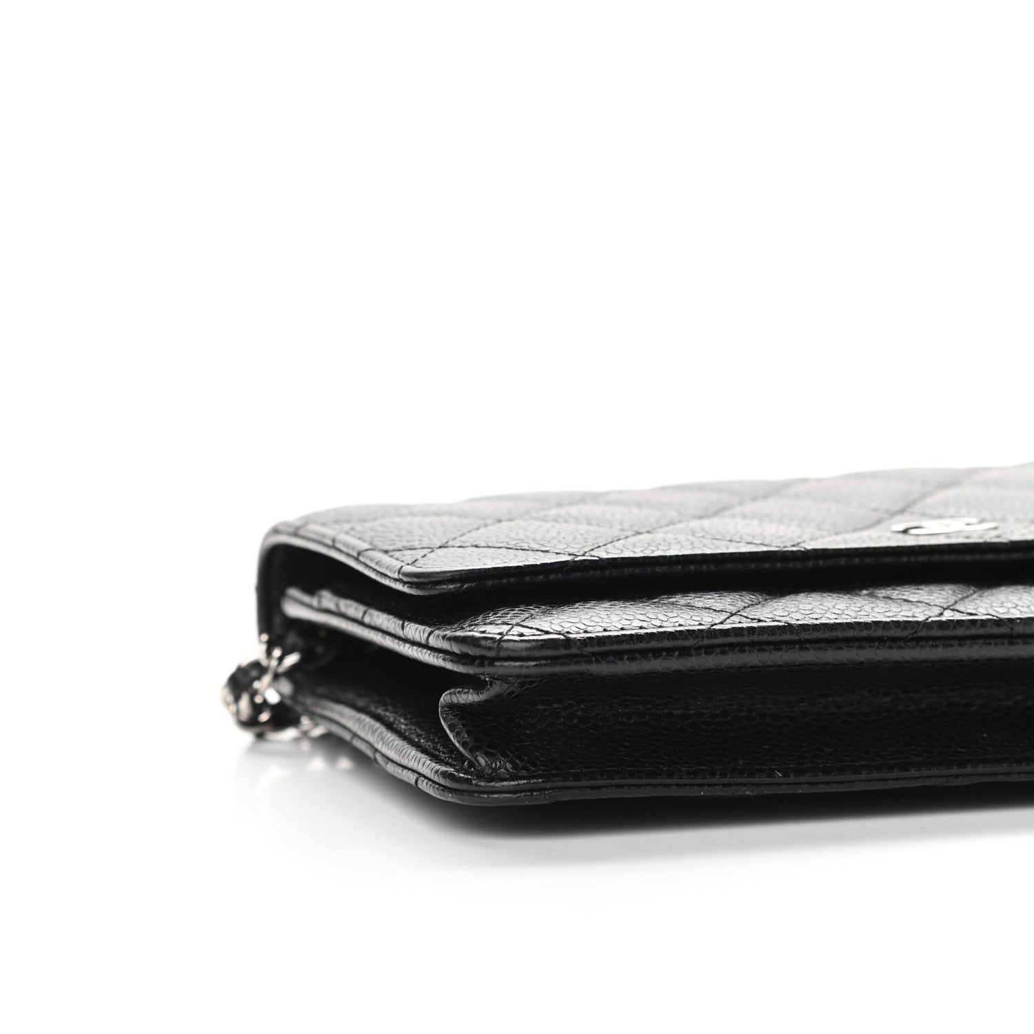 Chanel Caviar Quilted Wallet On Chain WOC Black 9 of 11