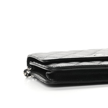 Chanel Caviar Quilted Wallet On Chain WOC Black 9 of 11
