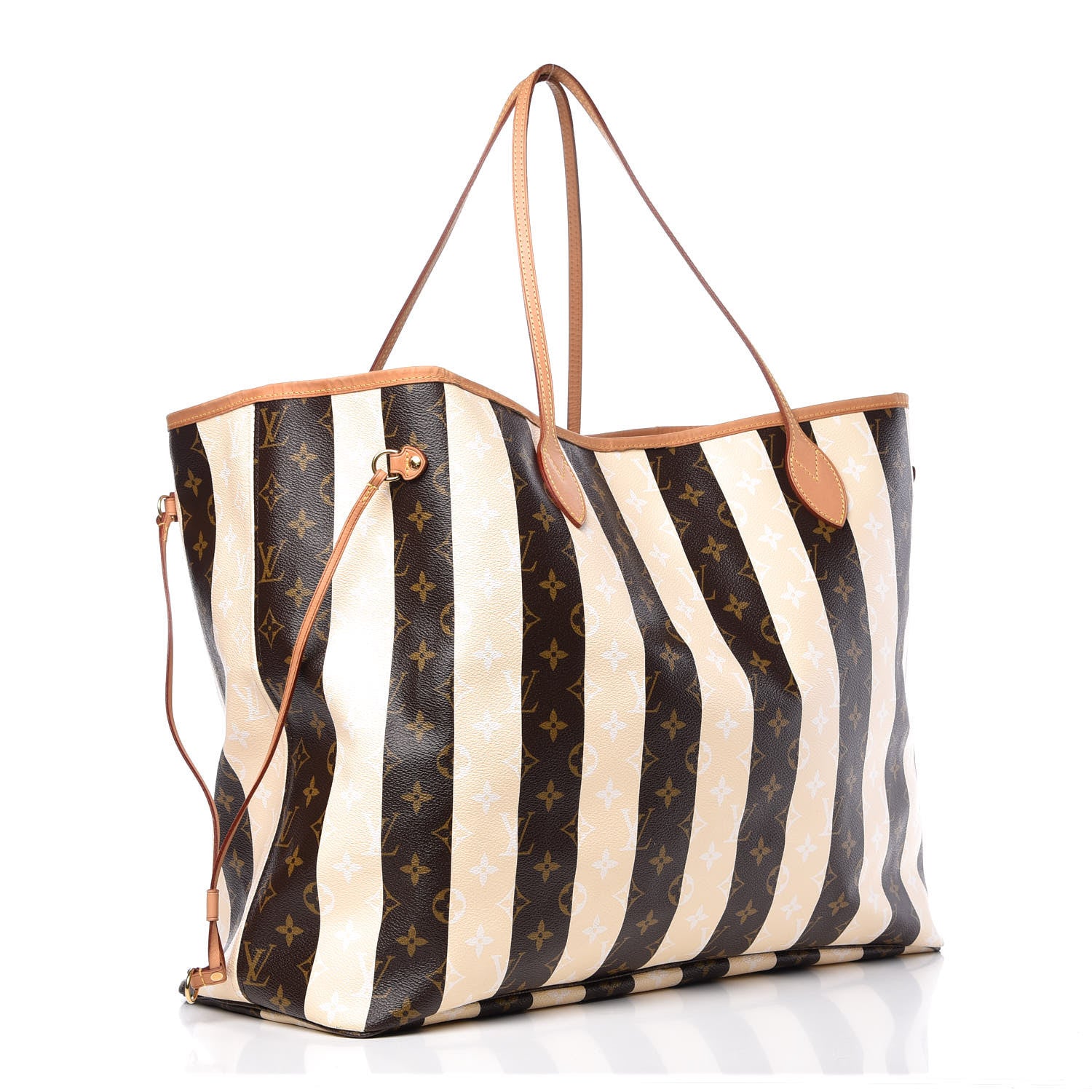 Louis Vuitton Monogram Rayures Neverfull XL 3 of 12