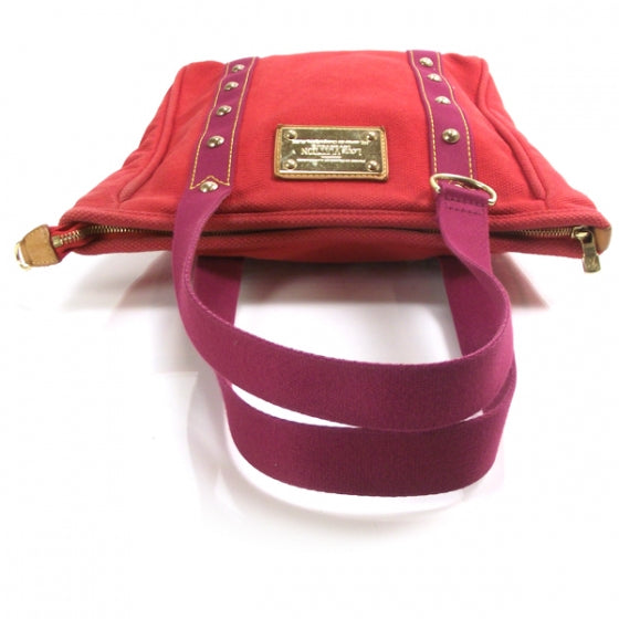 Antigua Cabas MM Bag Tote Red Pink