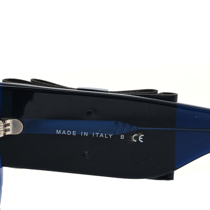 Chanel Acetate Patent CC Bow Sunglasses 5282-Q Blue 5 of 9