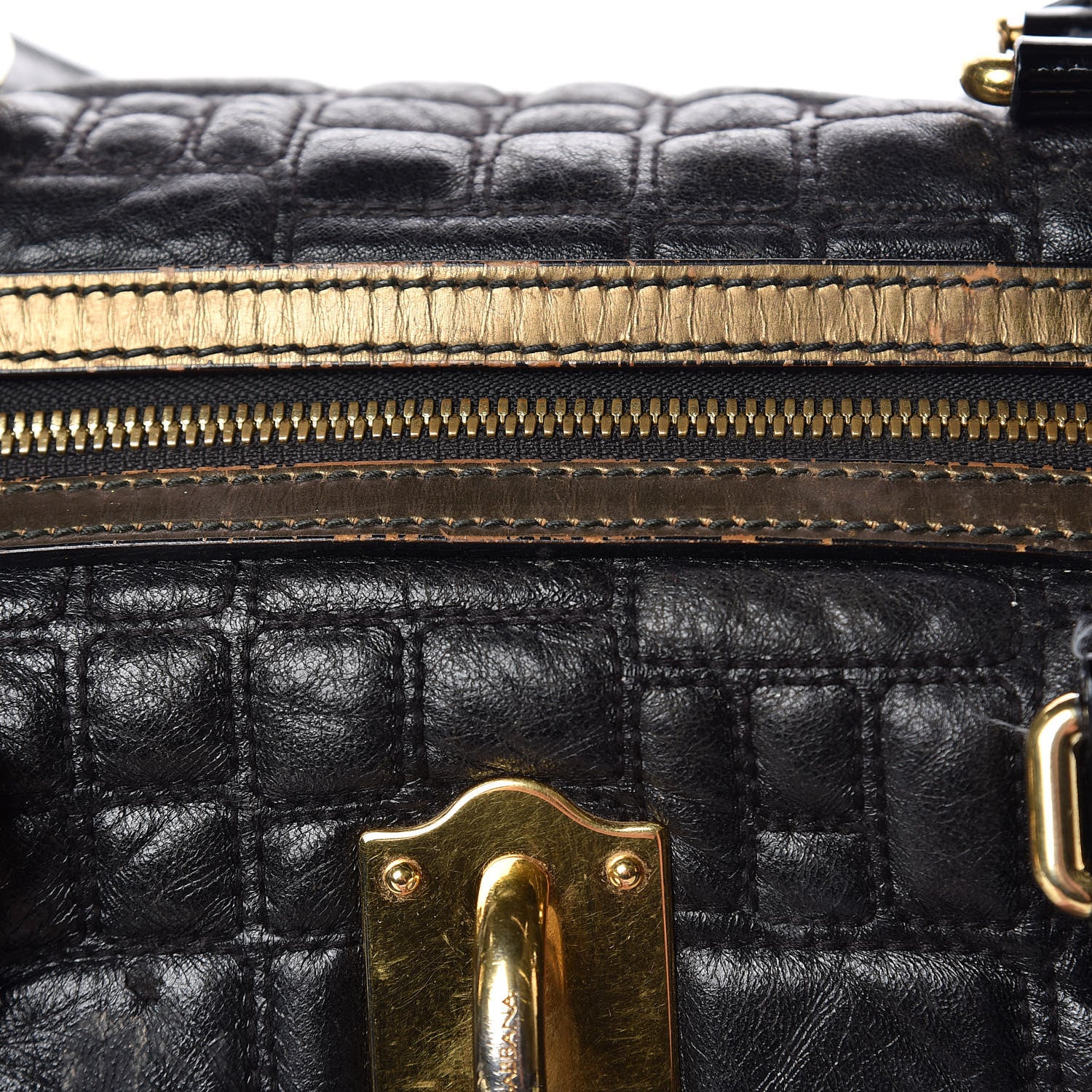 Dolce & Gabbana Calfskin Quilted Miss Marylou Hobo Bag Black 22 of 24