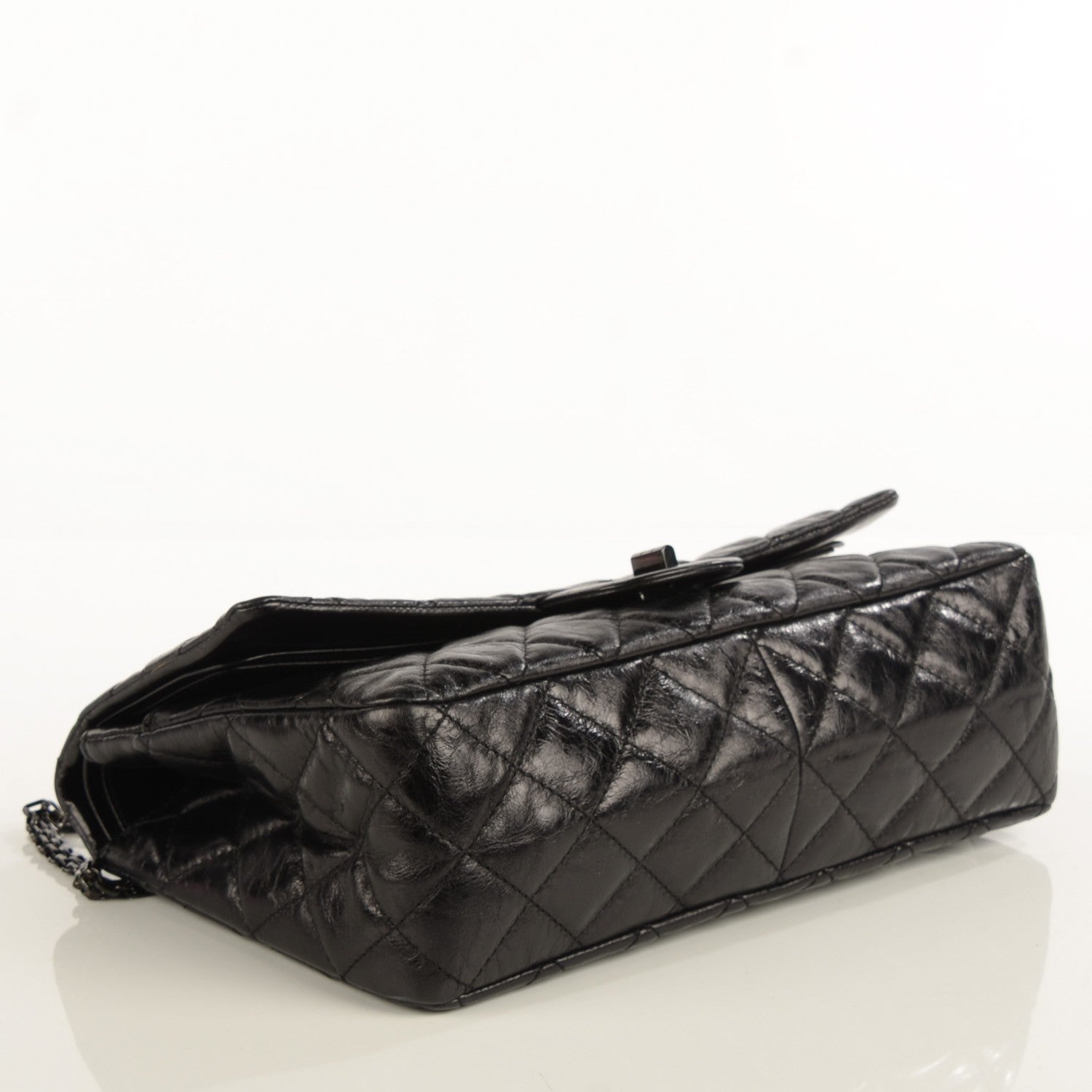 Chanel Metallic Calfskin 2.55 Reissue 227 Flap Black 4 of 8