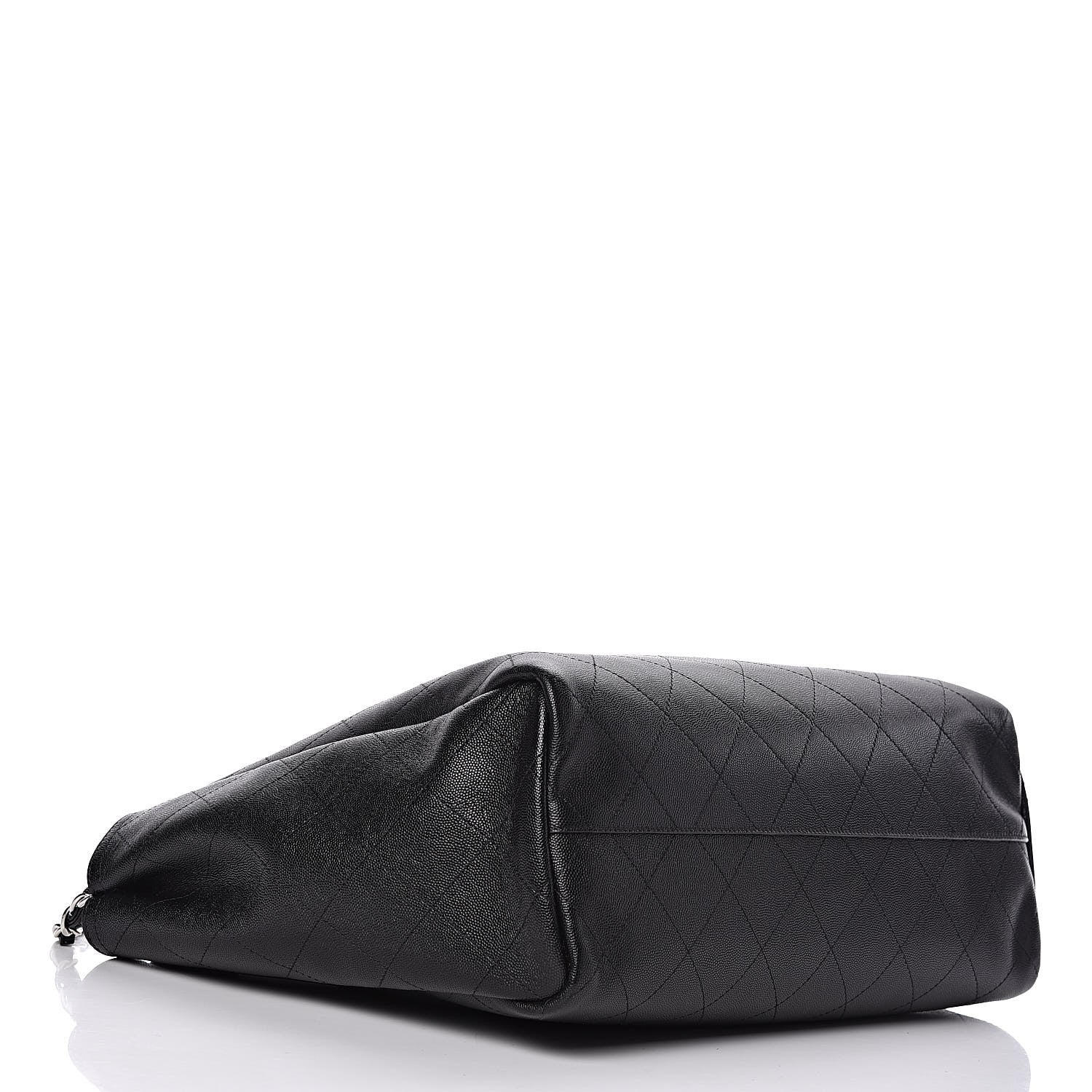 Chanel Caviar Stitched Large Shopping Tote Black 3 of 7