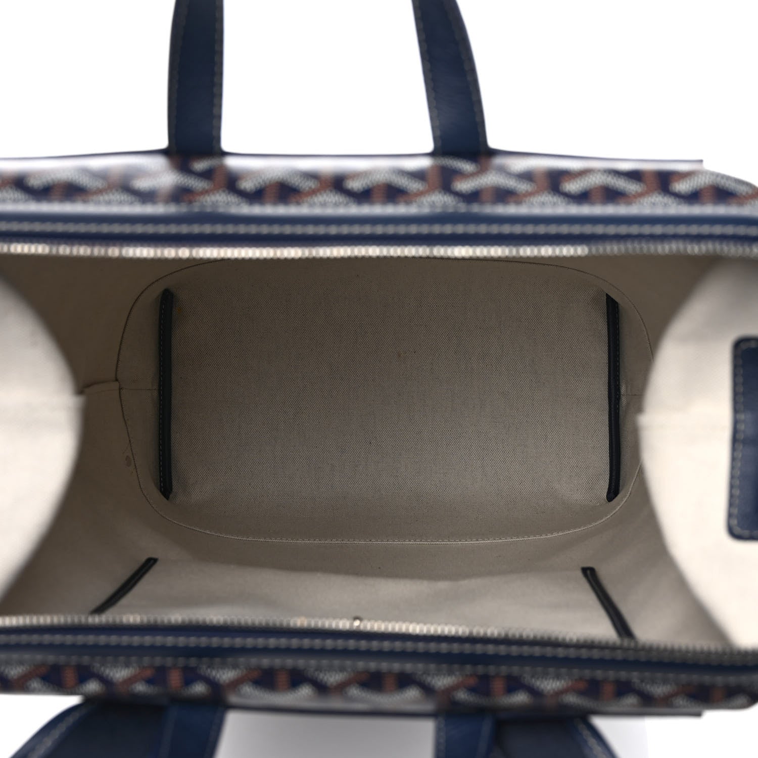 Goyard Goyardine Calfskin Cisalpin Backpack Navy Blue 5 of 8