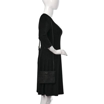 Prada Saffiano Crossbody Bag Black 2 of 8