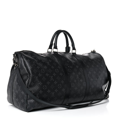 Louis Vuitton Monogram Eclipse Keepall Bandouliere 45 3 of 34