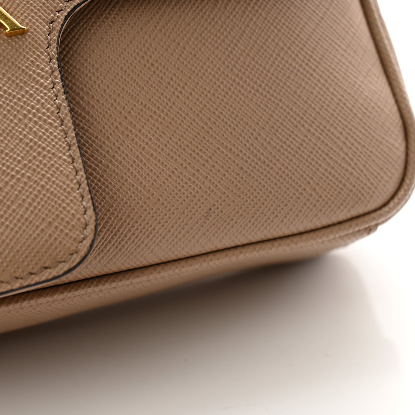 Saffiano Flap Shoulder Bag Cammeo
