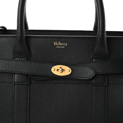 Mulberry Classic Grain Small Bayswater Zip Tote Black 7 of 9