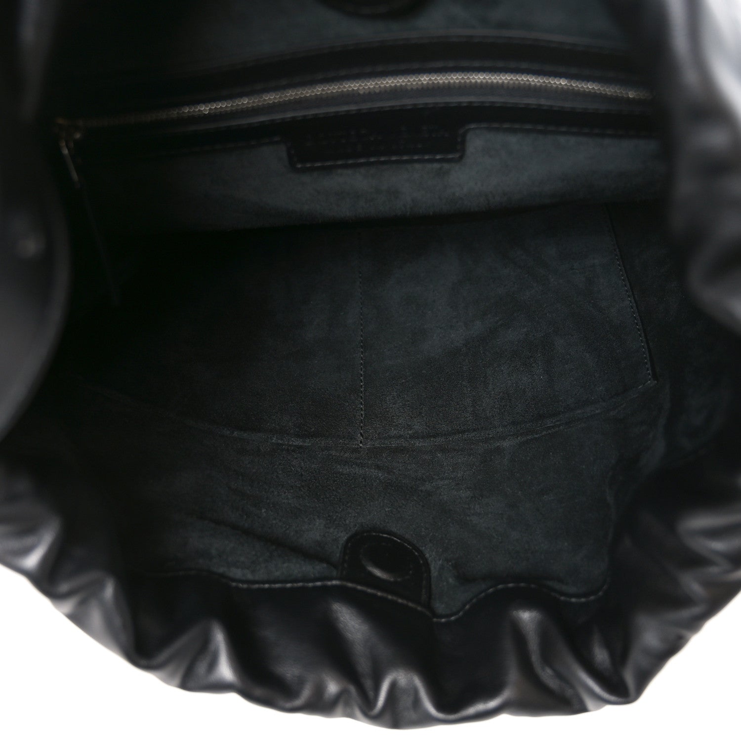 Bottega Veneta Nappa Intrecciato Biblioteca Bucket Bag Black 5 of 11
