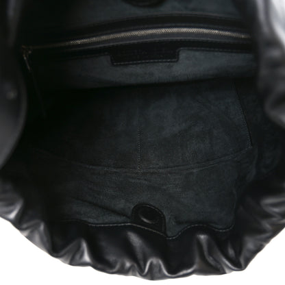 Bottega Veneta Nappa Intrecciato Biblioteca Bucket Bag Black 5 of 11