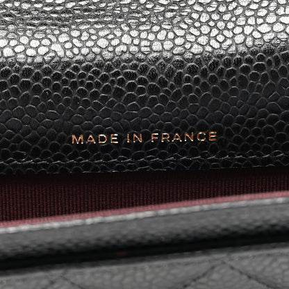 Chanel Caviar Quilted Flap Card Holder Black 7 of 8