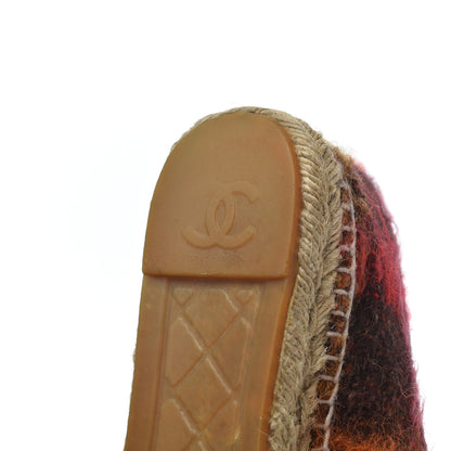 Chanel Tweed CC Espadrilles 41 Brown Pink 20 of 24