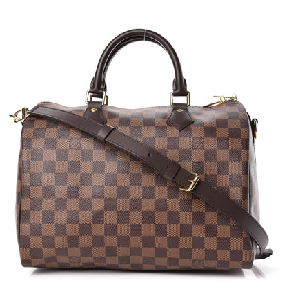 Louis Vuitton Damier Ebene Speedy Bandouliere 30 1 of 12