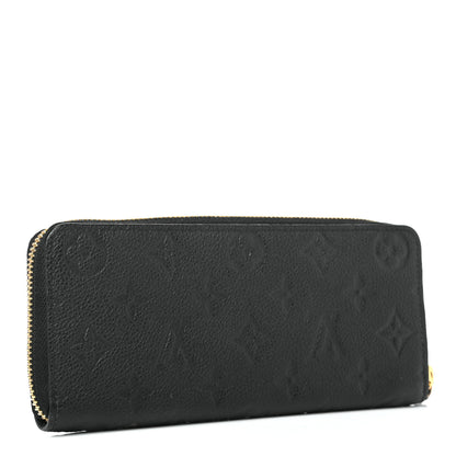 Louis Vuitton Empreinte Clemence Wallet Black 3 of 7