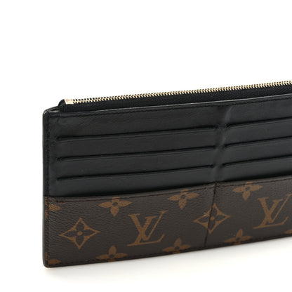 Louis Vuitton Monogram Slim Purse Black 8 of 10