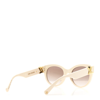Louis Vuitton Acetate Round Sunglasses Z2426W Ivory 4 of 8
