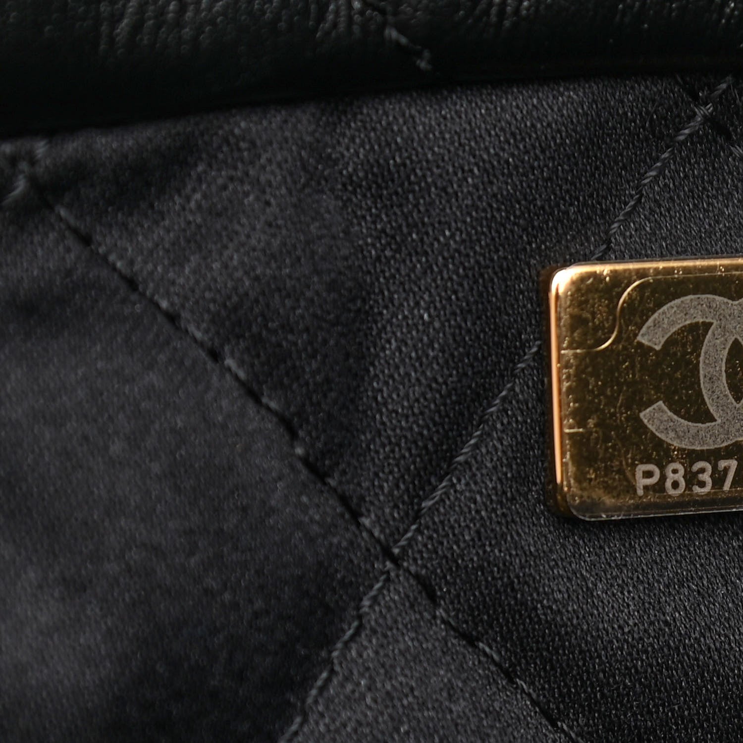 Chanel Calfskin Quilted Small Chanel 22 Black 7 of 11