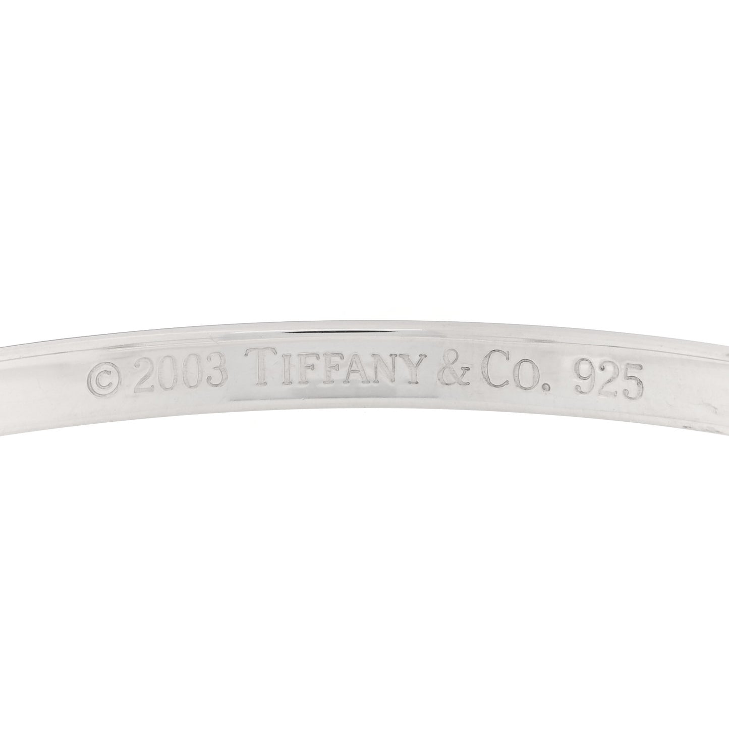 Sterling Silver Rectangle Bangle Bracelet