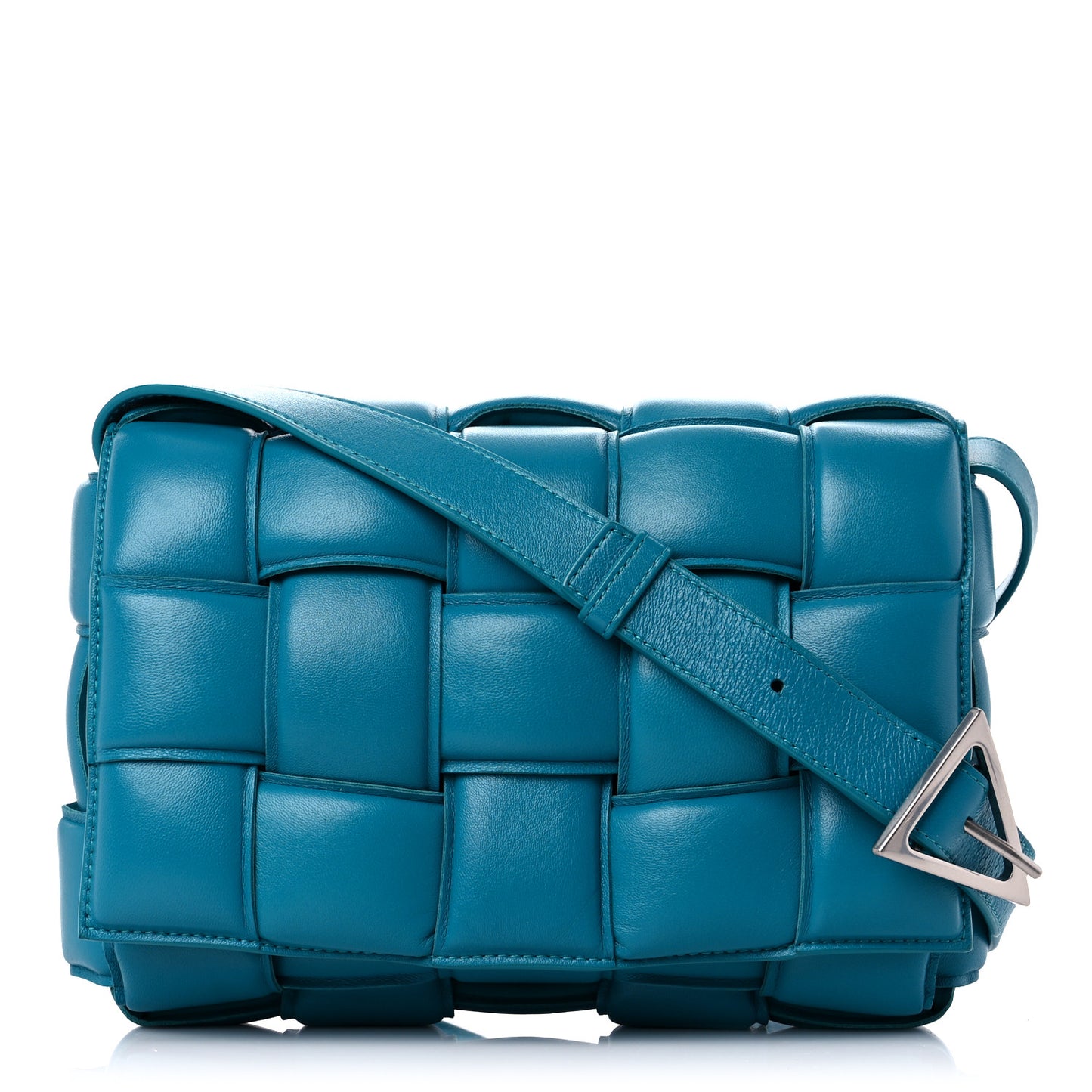 Nappa Maxi Intreccio Padded Cassette Crossbody Bag Blaster