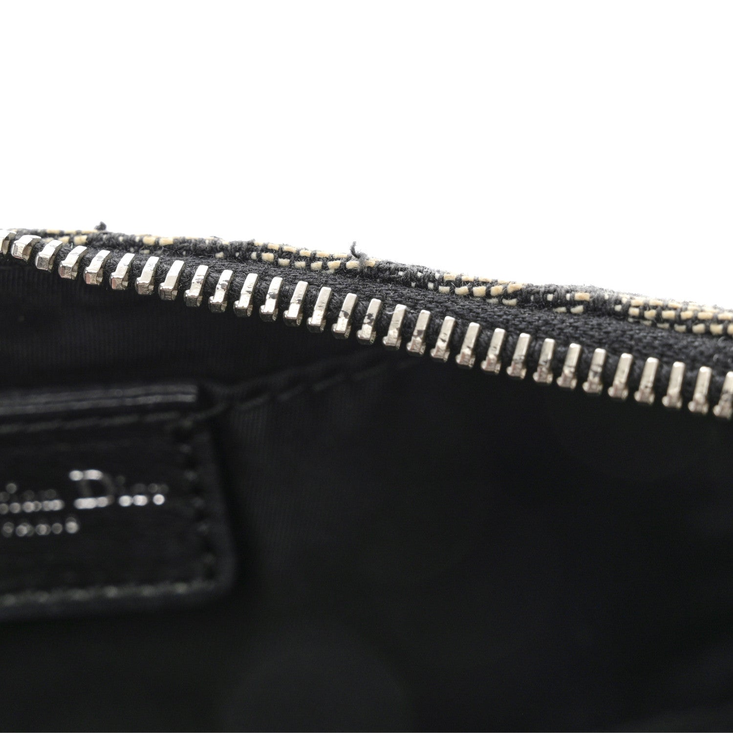Christian Dior Monogram Shoulder Bag Pochette Black 11 of 13