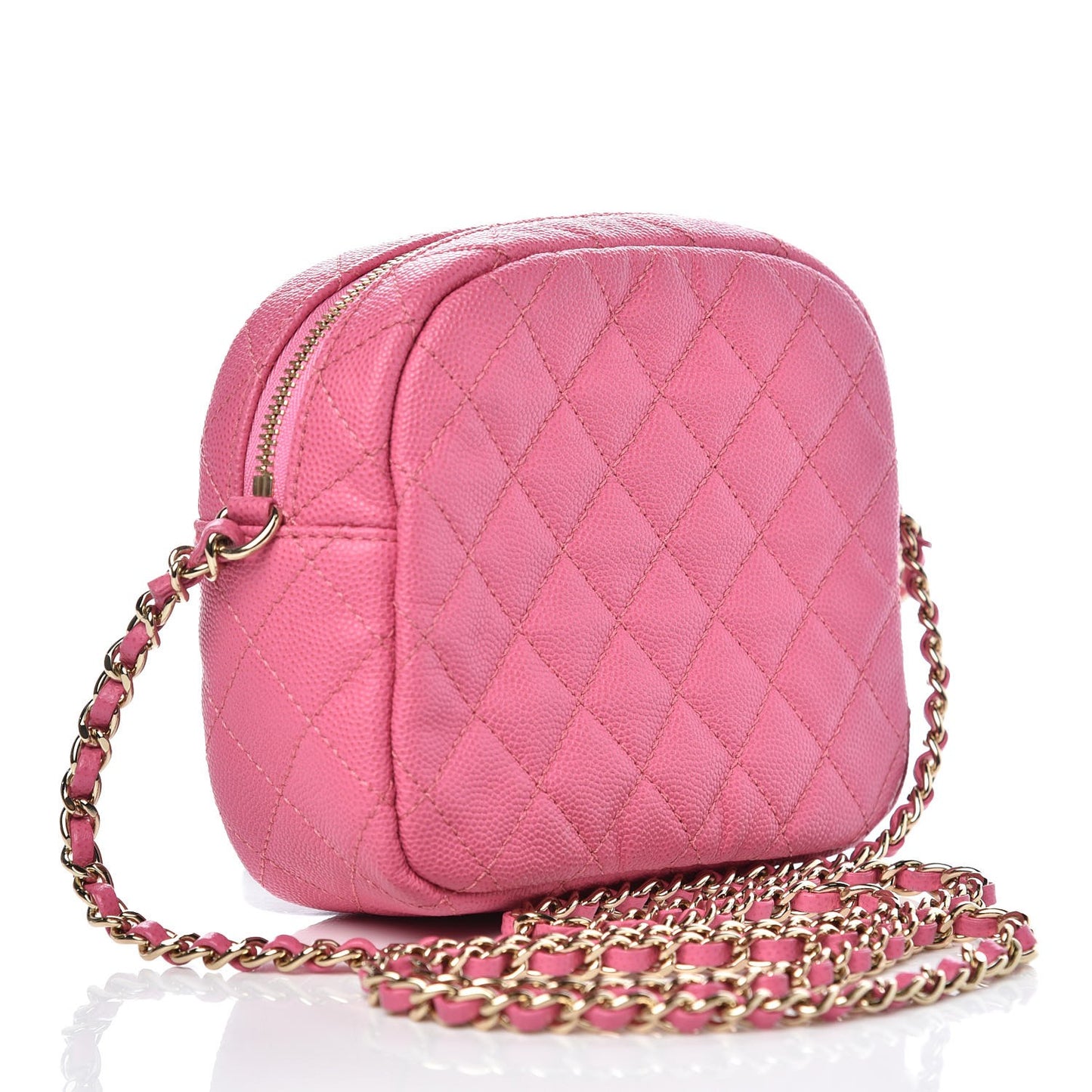 Caviar Quilted CC Day Camera Case Pink