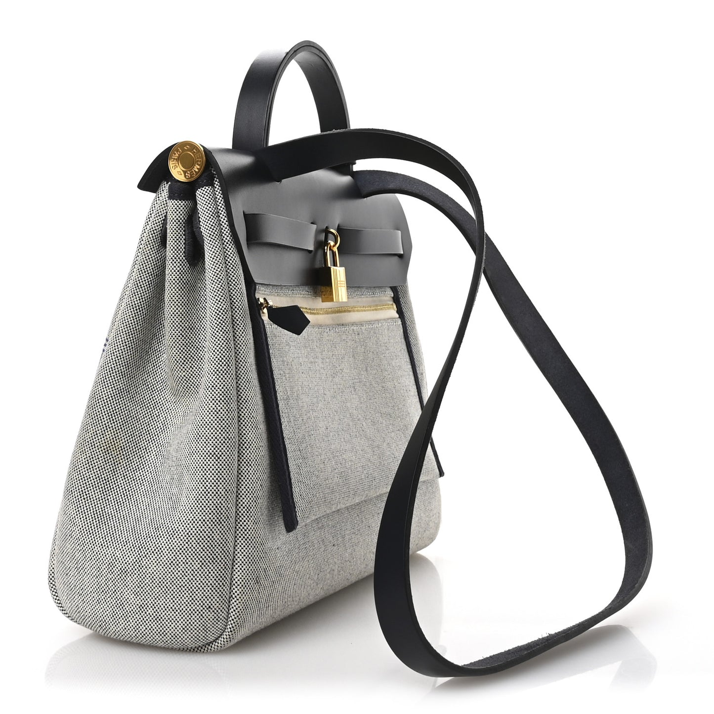 H Plume Canvas Vache Hunter Circuit 24 Herbag Zip Retourne 31 Bleu Royal Bleu Indigo Ecru