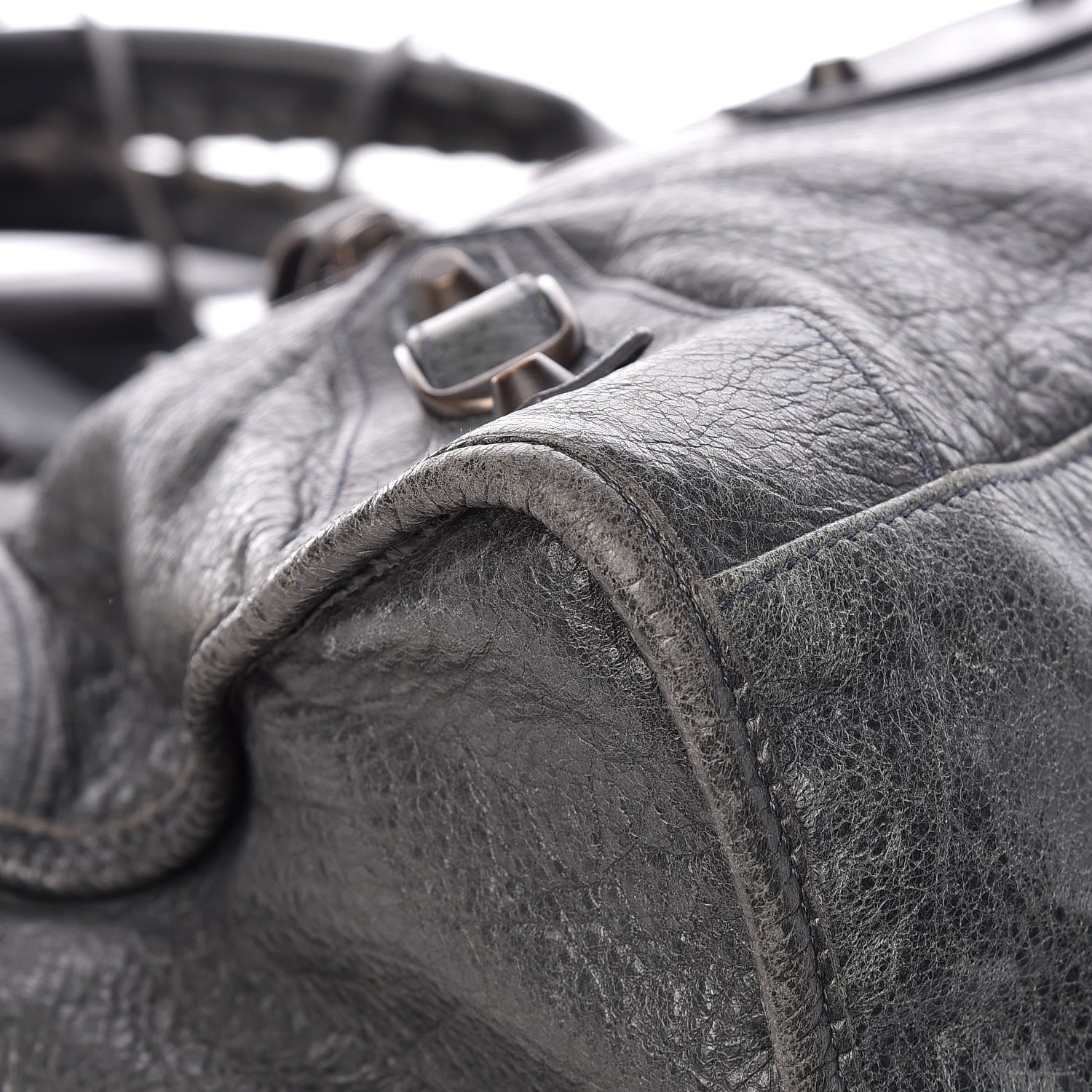 Balenciaga Agneau Classic Hardware Part Time Anthracite 11 of 14