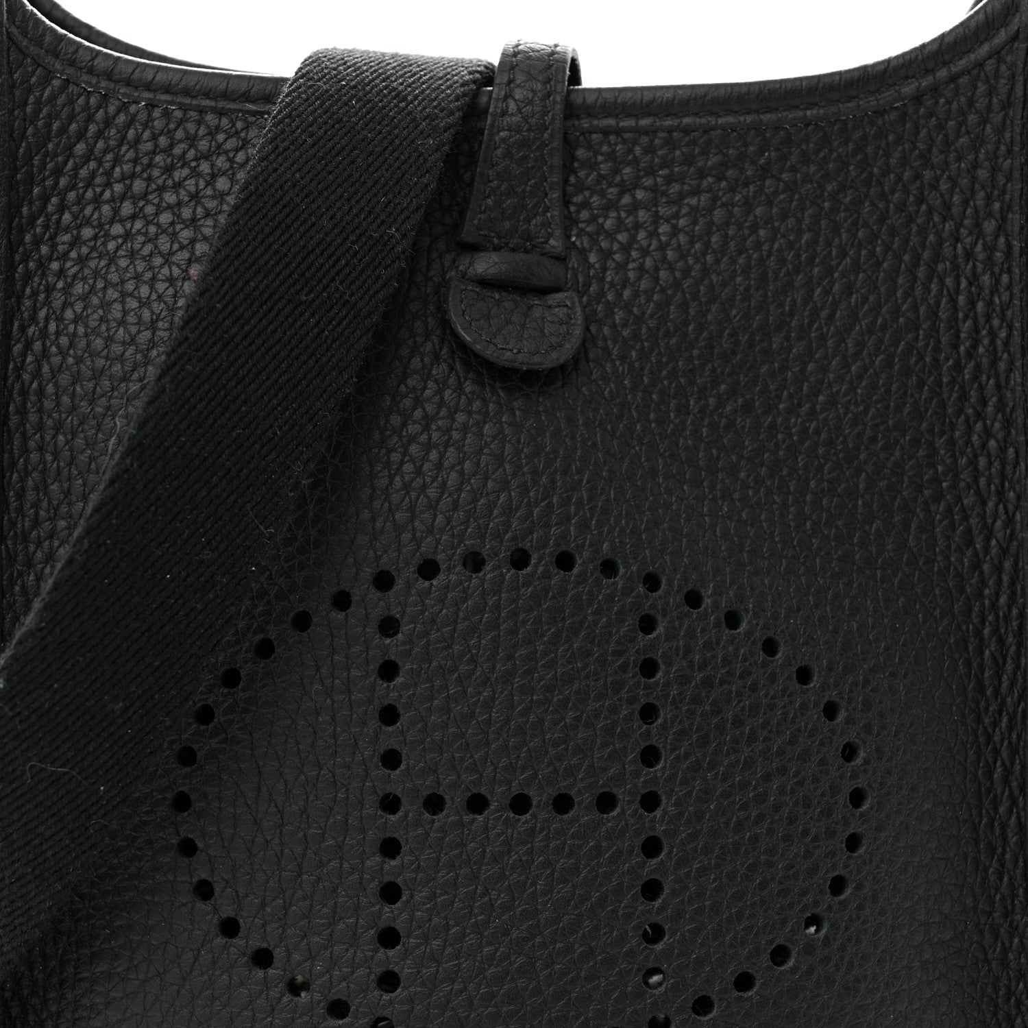Hermes Taurillon Clemence Evelyne TPM Black 8 of 11