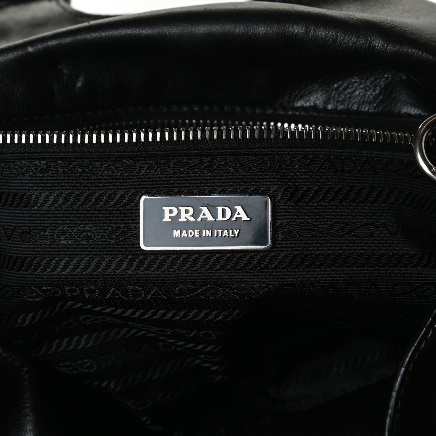Prada Soft Calf Tote Black 5 of 14