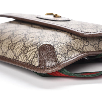Gucci GG Supreme Monogram Neo Vintage Web Belt Bag Brown 9 of 11