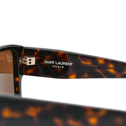 Saint Laurent Square SL M9 Sunglasses Tortoise 6 of 8