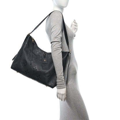 Louis Vuitton Empreinte Monogram Giant CarryAll MM Black 2 of 10