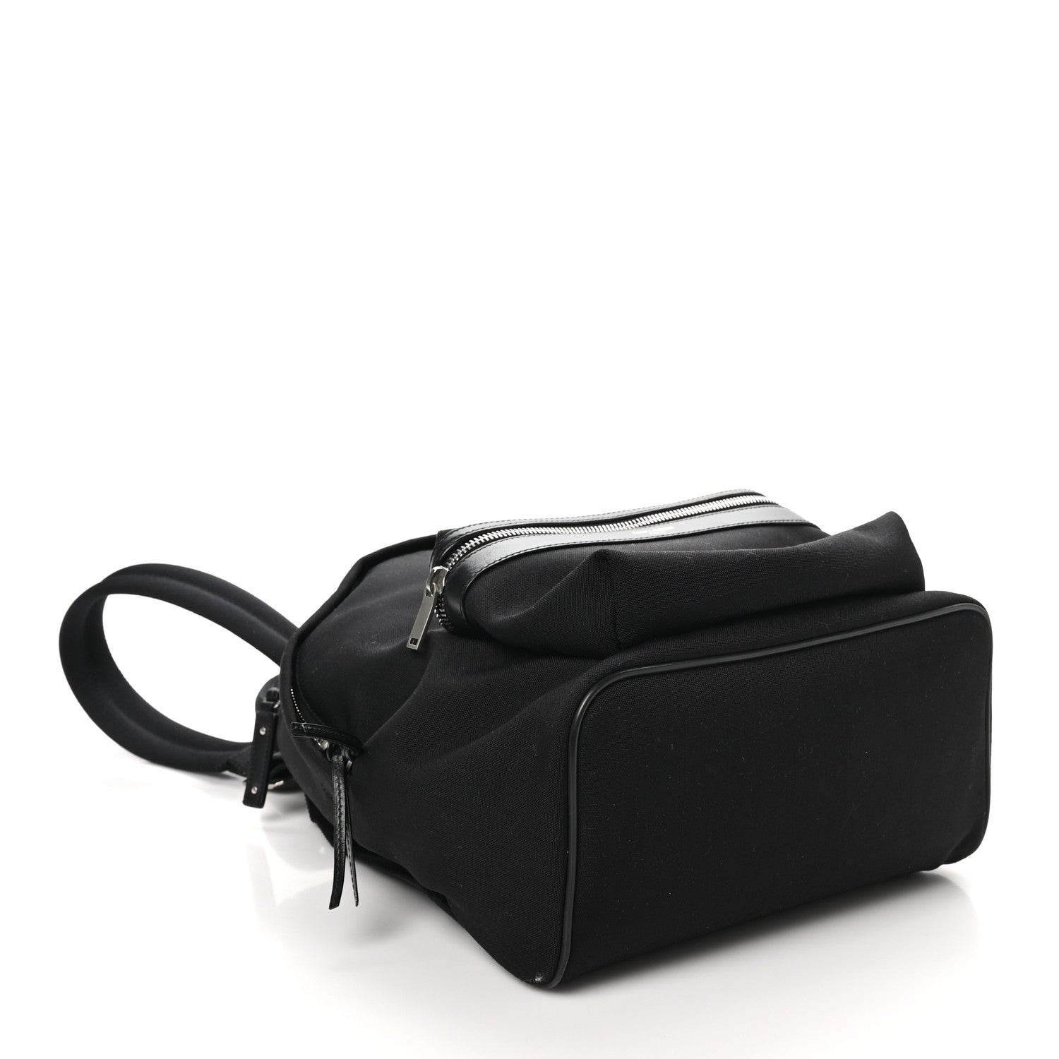 Saint Laurent Canvas City Backpack Black 4 of 9