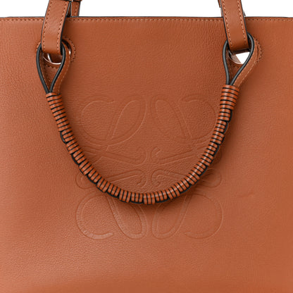 Loewe Smooth Calfskin Small Anagram Tote Tan 7 of 9