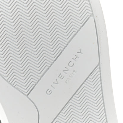 Givenchy Calfskin Band Logo Womens Urban Street Sneakers 38.5 White Black 6 of 9