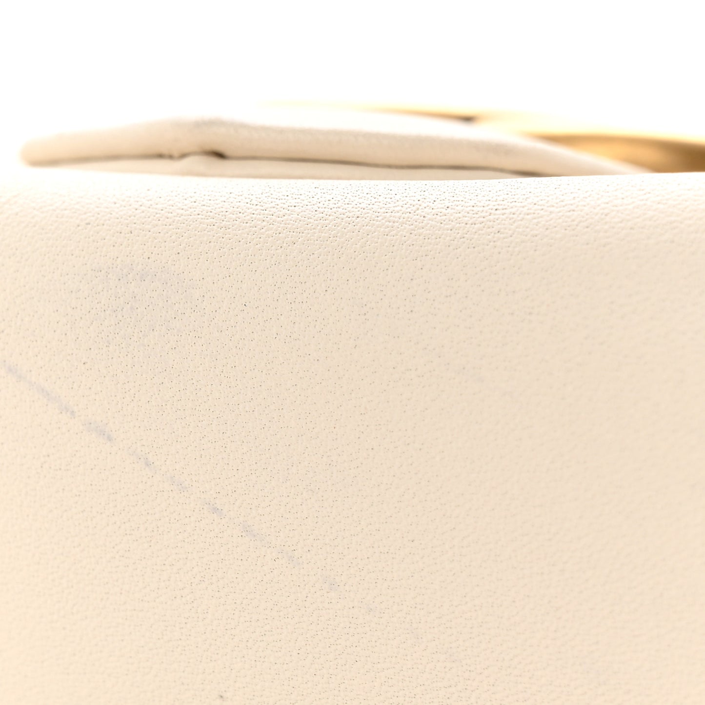 Calfskin Matelasse Mini GG Marmont Shoulder Bag White