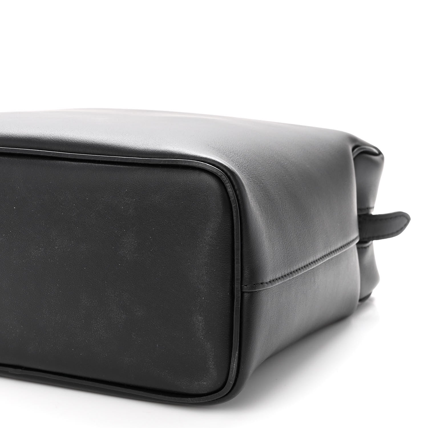 Celine Lambskin Small Soft Cube Satchel Black Burgundy 9 of 9