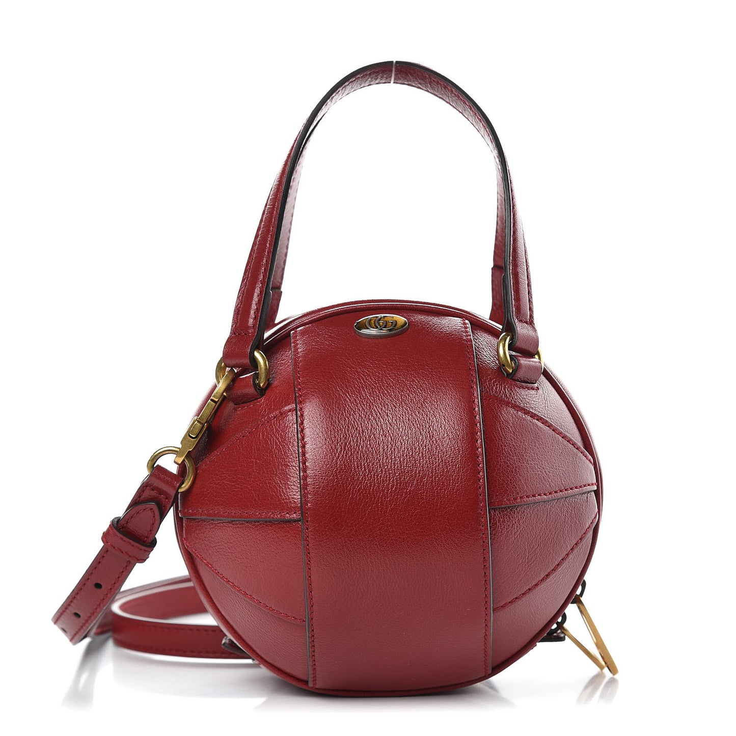 Piuma Lux Energy Mini Tifosa Basketball Shaped Shoulder Bag Romantic Cerise