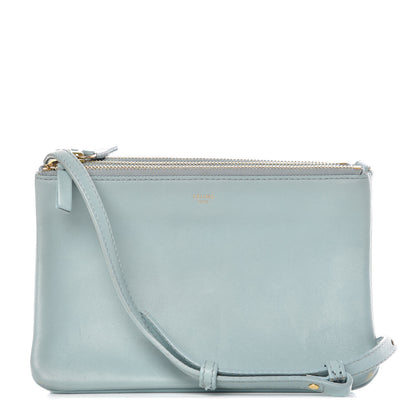 Celine Smooth Lambskin Small Trio Crossbody Bag Jade 1 of 16