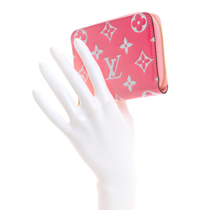 Louis Vuitton Vernis Zippy Coin Purse Pink Orange 2 of 6