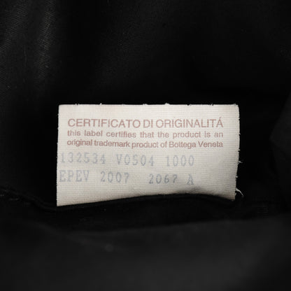 Bottega Veneta Silk Intrecciato Cosmetic Case Nero Black 8 of 8