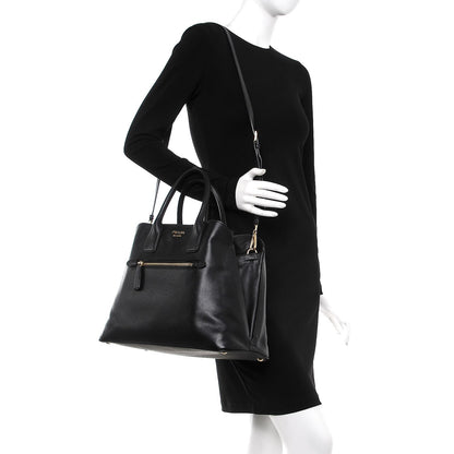 Prada Saffiano Cuir Open Promenade Tote Black 2 of 8