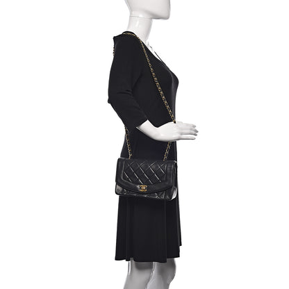 Chanel Lambskin Quilted Small Single Flap Black 3 of 13