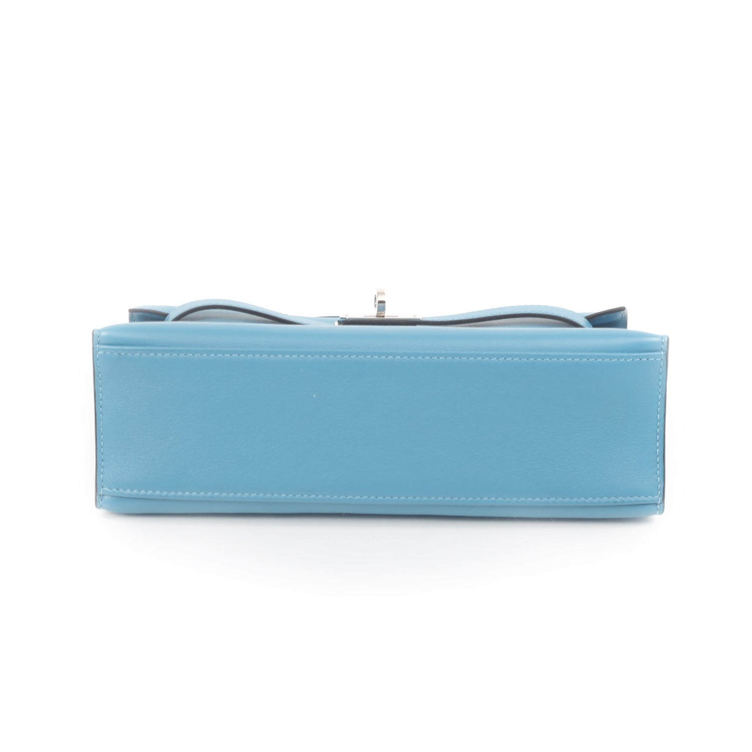 Hermes Swift Kelly Pochette Clutch Turquoise 3 of 9