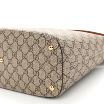 Gucci GG Supreme Monogram Linea A Hobo Brown 10 of 10