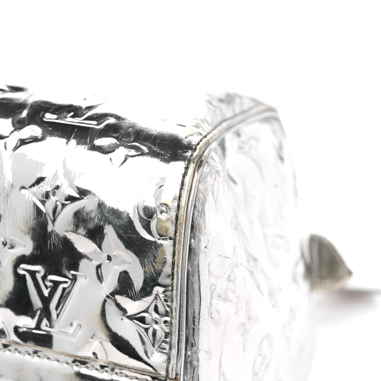 Louis Vuitton Monogram Miroir Speedy 30 Silver 8 of 22